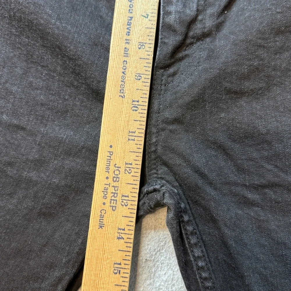 Levi's 505 Jeans Mens 40x32 Black Regular Fit Straight Leg Stretch WaterLess